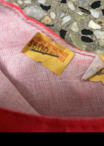 New Peachy Pink Kids Frock With Damage