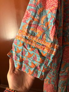 Floral Kurta Fabindia