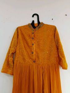 Elegant Mustard Kurta