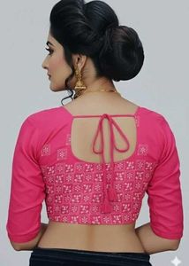 Rose Pink saree