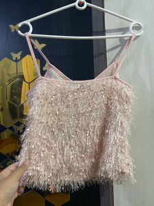 Shein fur top