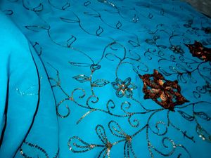 sarees in sea green colour