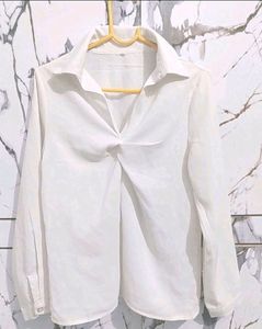 Beautiful White Women Stylish Shirt Top