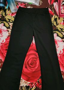 Black bootcut pants