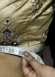 Gold Embellished Lehenga Choli Set