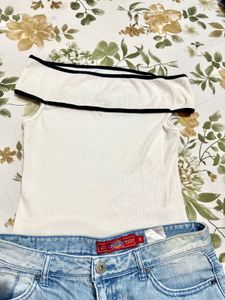 Cute Off-Shoulder Top