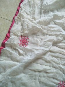 Red Embroidered Kurta