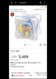 (Chicco Sleepy Musical Night Light Lamp)