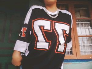 Oversized Y2k Jersey Shirt