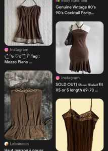 vintage 2000s Brown Top