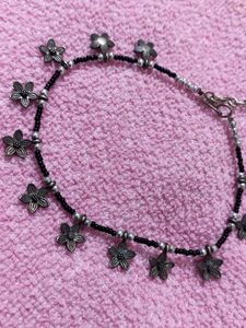 Flower Charm Ankle Bracelet