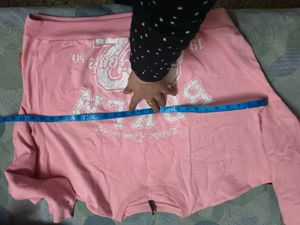 Teamspirit Pink Sweatshirt in XXL size loose fit