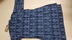 New Westside Blue Short Kurta