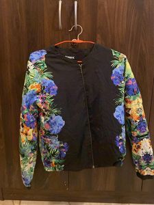 Floral Bomber Jacket