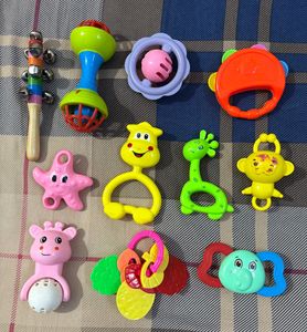 Combo- Booties &amp; Rattles