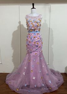 Elegant Floral mermaid fairy Gown