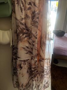 Brown Patterned Sundress