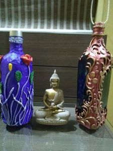 Combo Hand Made Antique Bottle