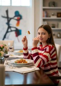 Striped Knit Sweater