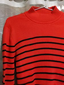 Karen Scott Knitted Full sleeve Sweater Top