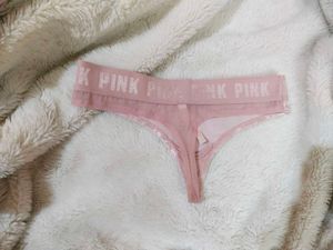 Velvet Pink Thong