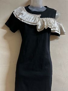 Korean Pintrest Black One Piece🖤