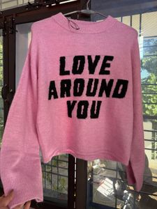 H&amp;M NEW Pink Oversized Jumper /Size-S