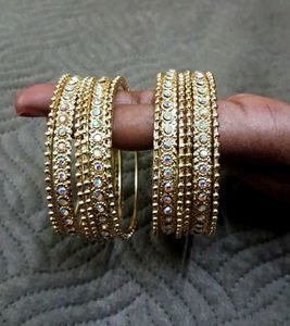 Golden Metal Bangles