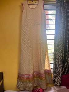 Ethnic Gown with Kurti top