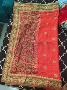 Price Drop Alert!!!!!Red Saree For Women