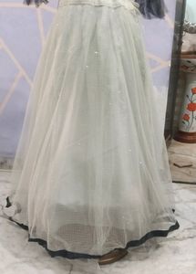 Lehenga With Black Blouse And Duptta