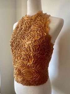 ZARA EMBROIDERED TOP FOR WOMEN