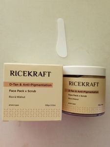 K Beauty Ricekraft Face Pack × Scrub 100g