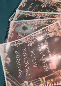 Mehendi Practice Book, Reusable Book