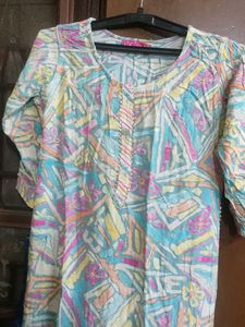 Kurti With Afghani Pant