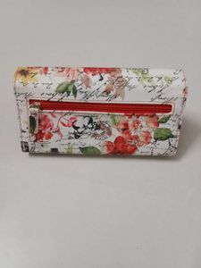 Floral &amp; Butterfly Print Wallet