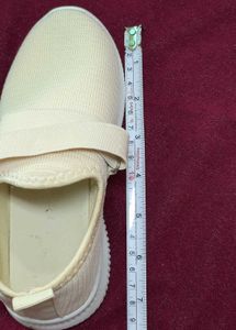 Beige Slip-On Sneakers