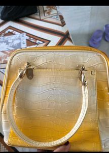 Vintage Yellow Handbag