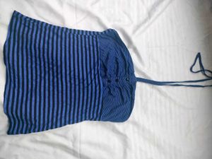 Striped Blue Top