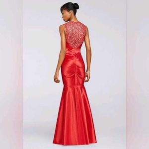 Elegant Red Gown