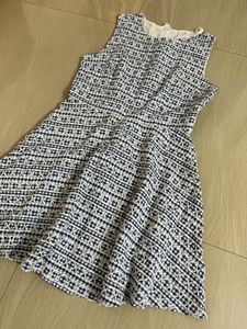 Patterned Fit &amp; Flare Dress
