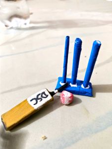 Miniature DSC Cricket Bat Keychain Handmade