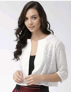 White Lace Shrug
