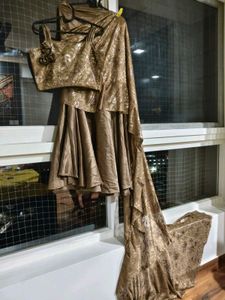 Ready to wear fish cut saree