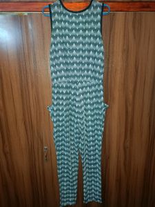 Jumpsuit In Black And White Colour For Women