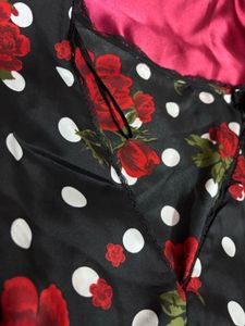 Zara Floral Polka Dot Blouse