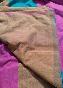 Multicolored Khadi Cotton Saree