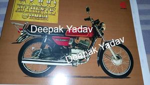 Yamaha RX100 Original Brochure From 1987