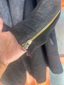 shrug type Elegant Black Coat