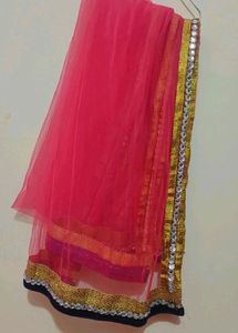 Rose Suit &amp; Dupatta Without Bottom 30 Bust